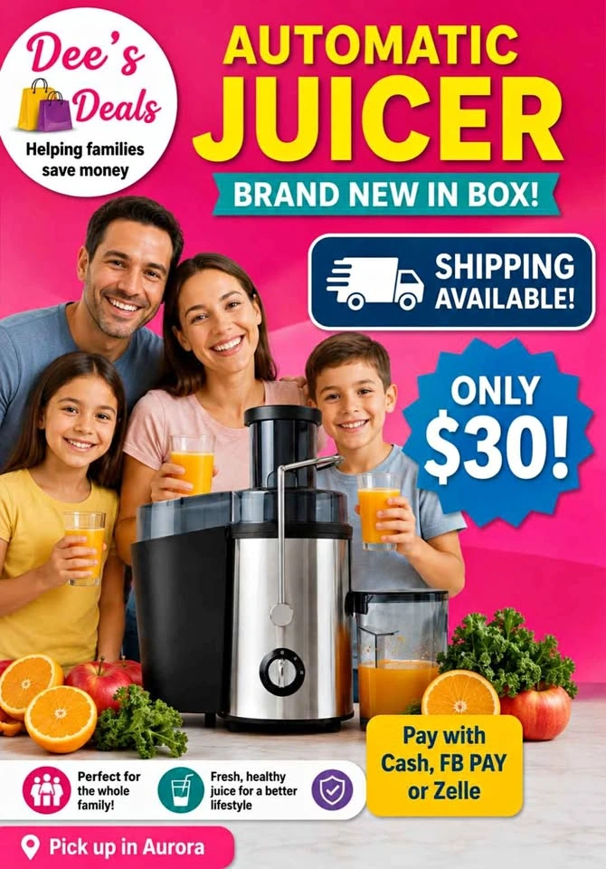 Automatic Juicer BRAND new in box ONLY $30