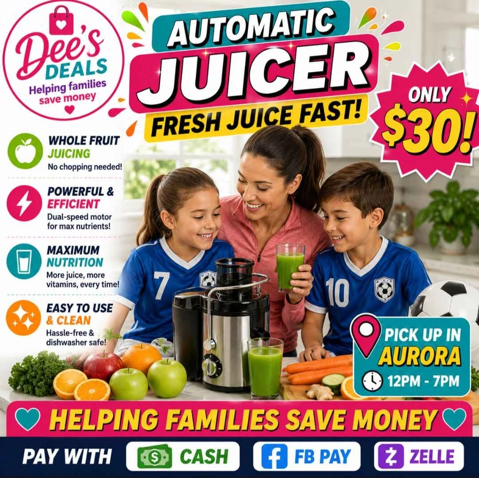 Automatic Juicer BRAND new in box ONLY $30 - photo 2