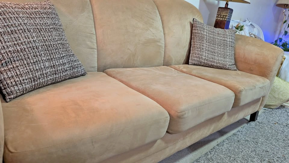 Sofa set 2 pcs Peach color