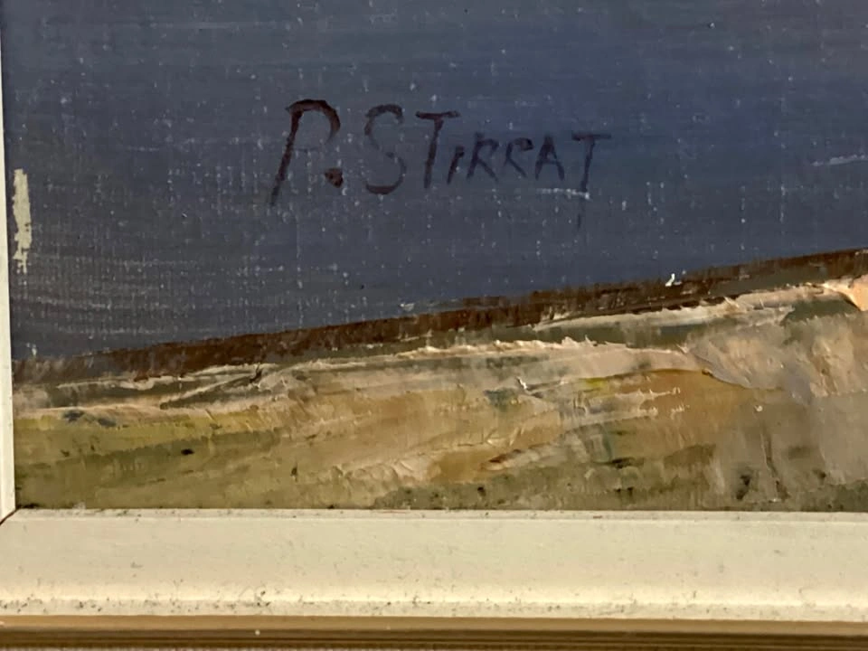 24X36 inches Vintage Original Oil Painting by PAOLO STIRRAT - photo 4
