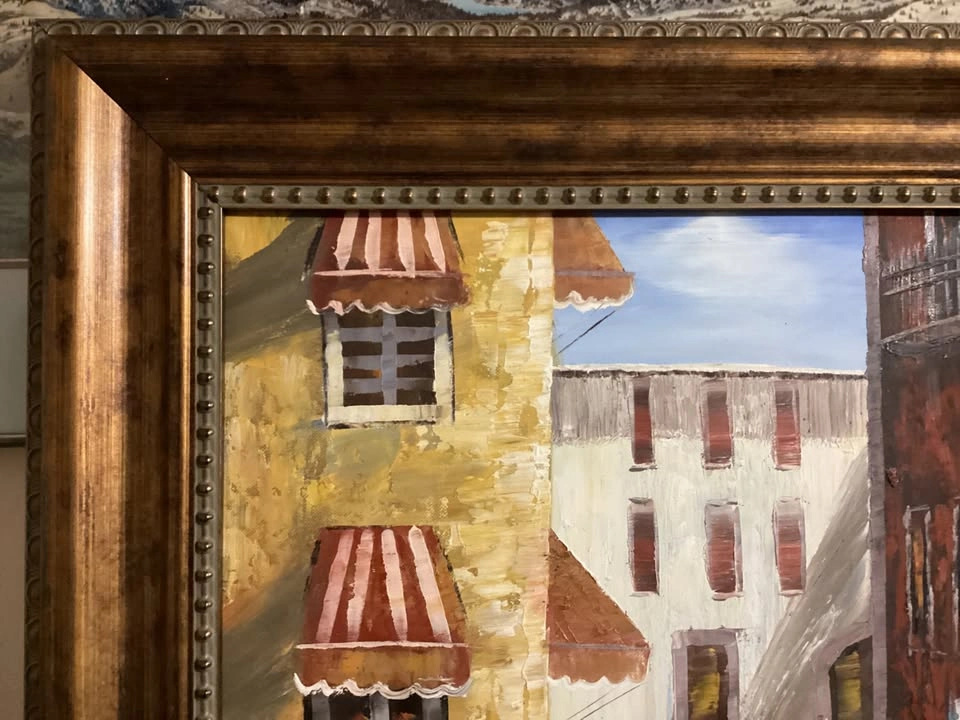 Original Oil on Canvas Painting - Venice Canal Style - photo 3