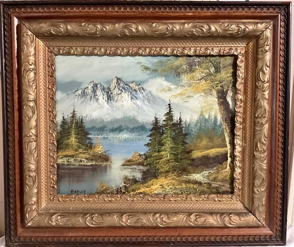 14X19” Original E.Kelly Oil on Canvas Painting