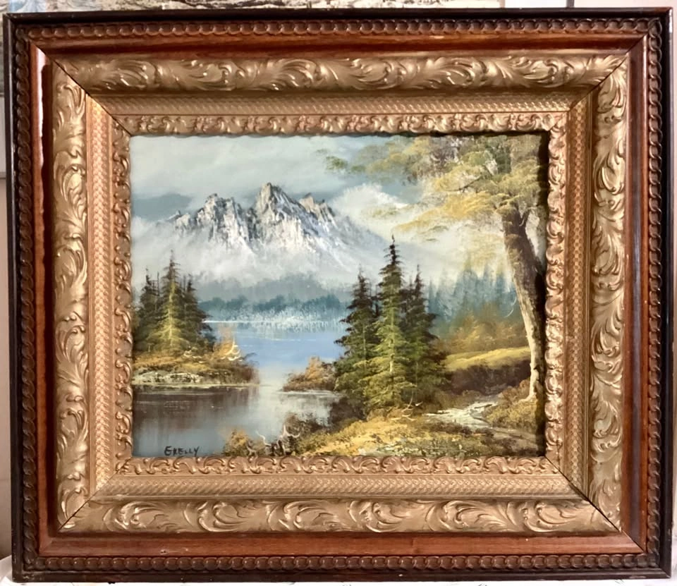 14X19” Original E.Kelly Oil on Canvas Painting - photo 3