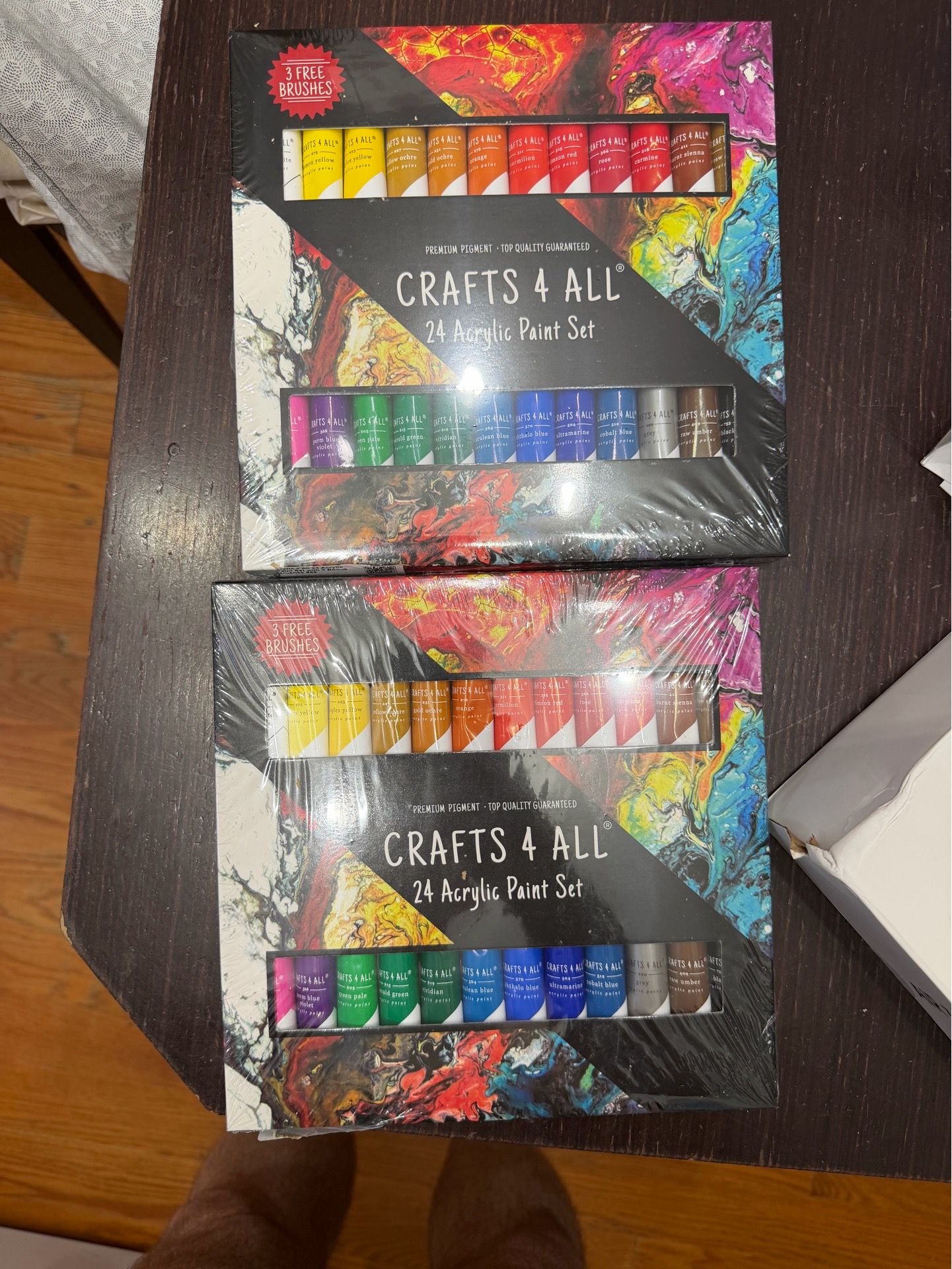 Crafts 4 All 24 Acrylic Paint Set - 2 Packs