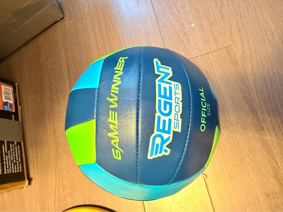 Basketball, tennis balls, and air pump