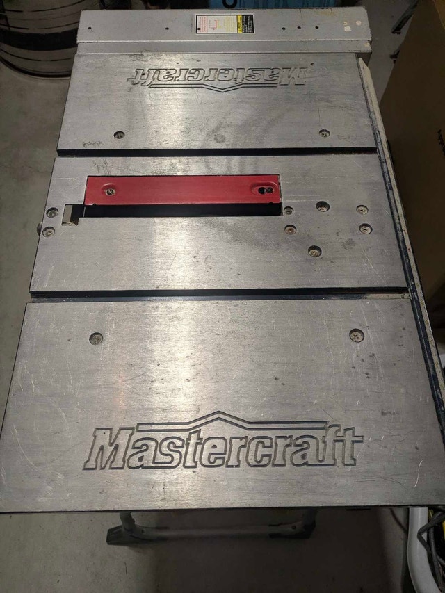 Mastercraft Folding Table Saw