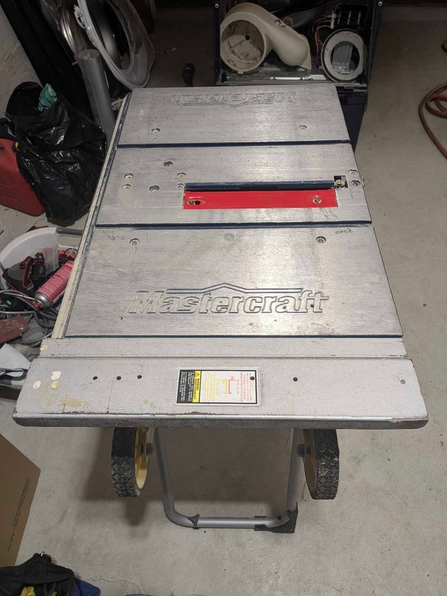 Mastercraft Folding Table Saw - photo 2