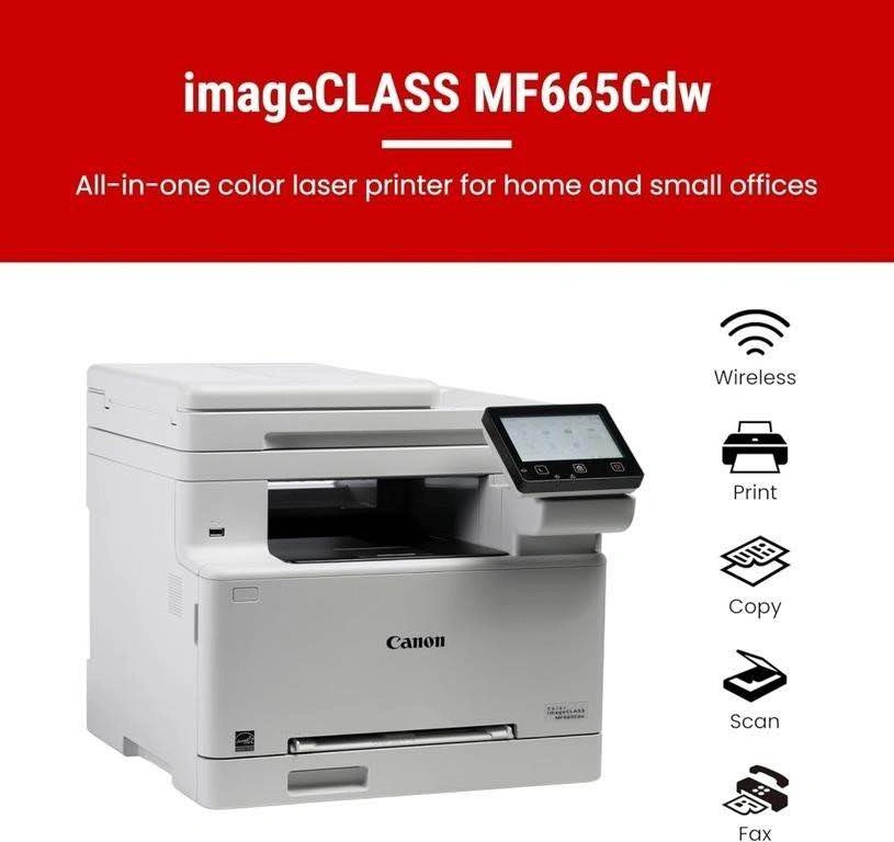Canon Color imageCLASS MF665Cdw Color Laser Printer - photo 2