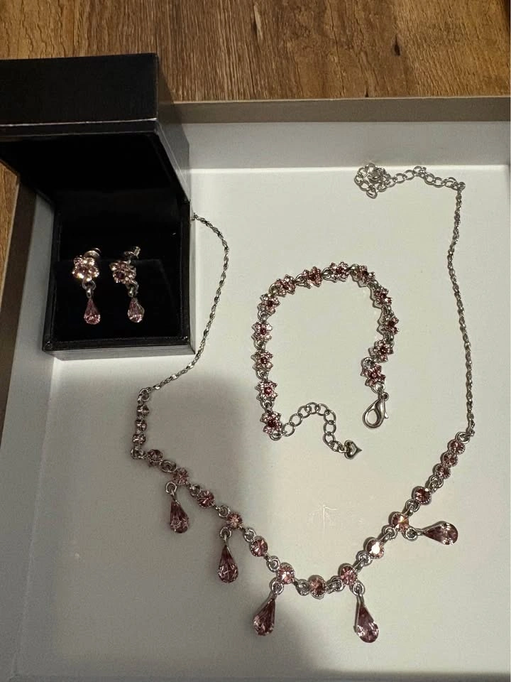 Purple jewelry set - photo 4