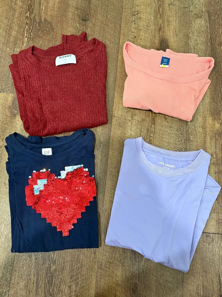 Girls size 8 shirt lot