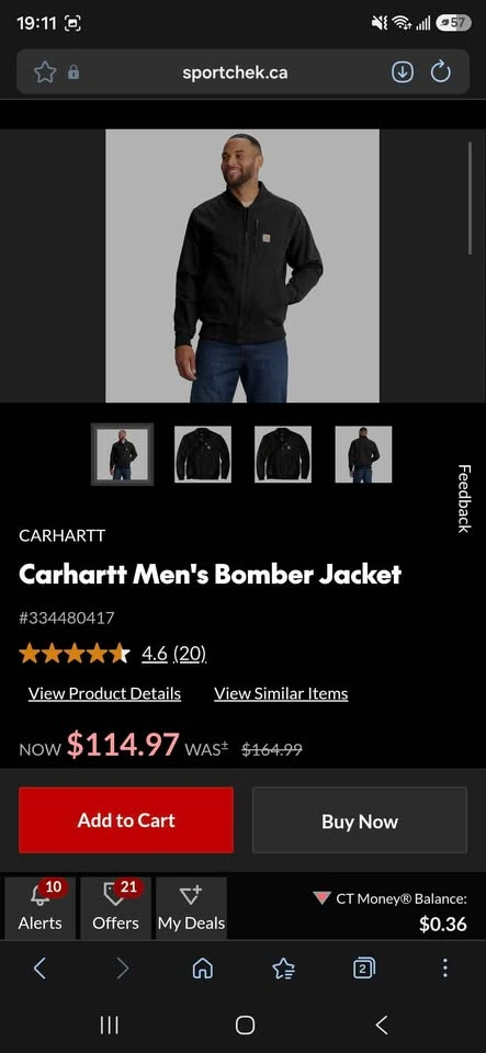 Carhartt Men's Relaxed Fit Bomber Jacket - photo 3