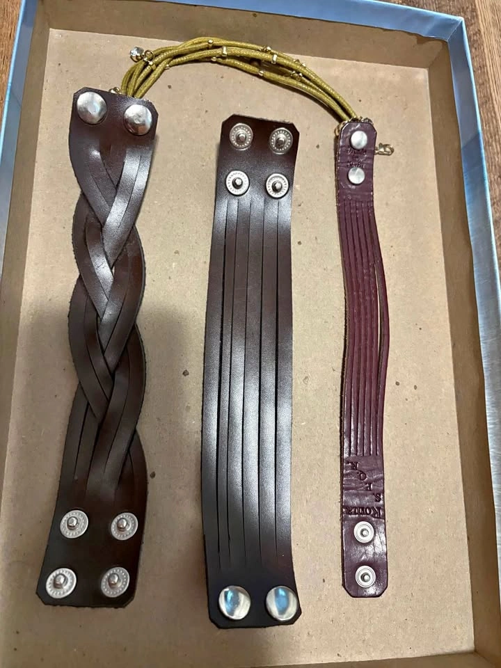 Leather bracelets