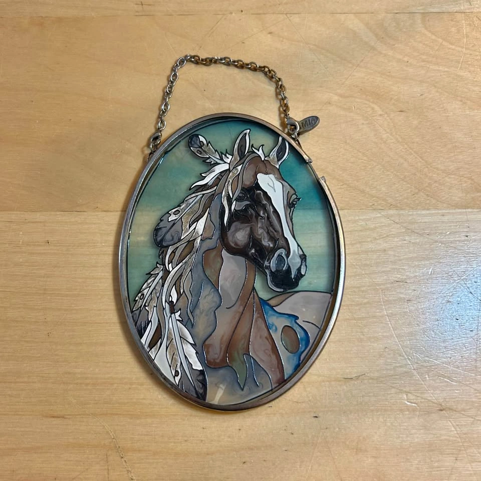 Stained Glass Horse Sun catcher - photo 2