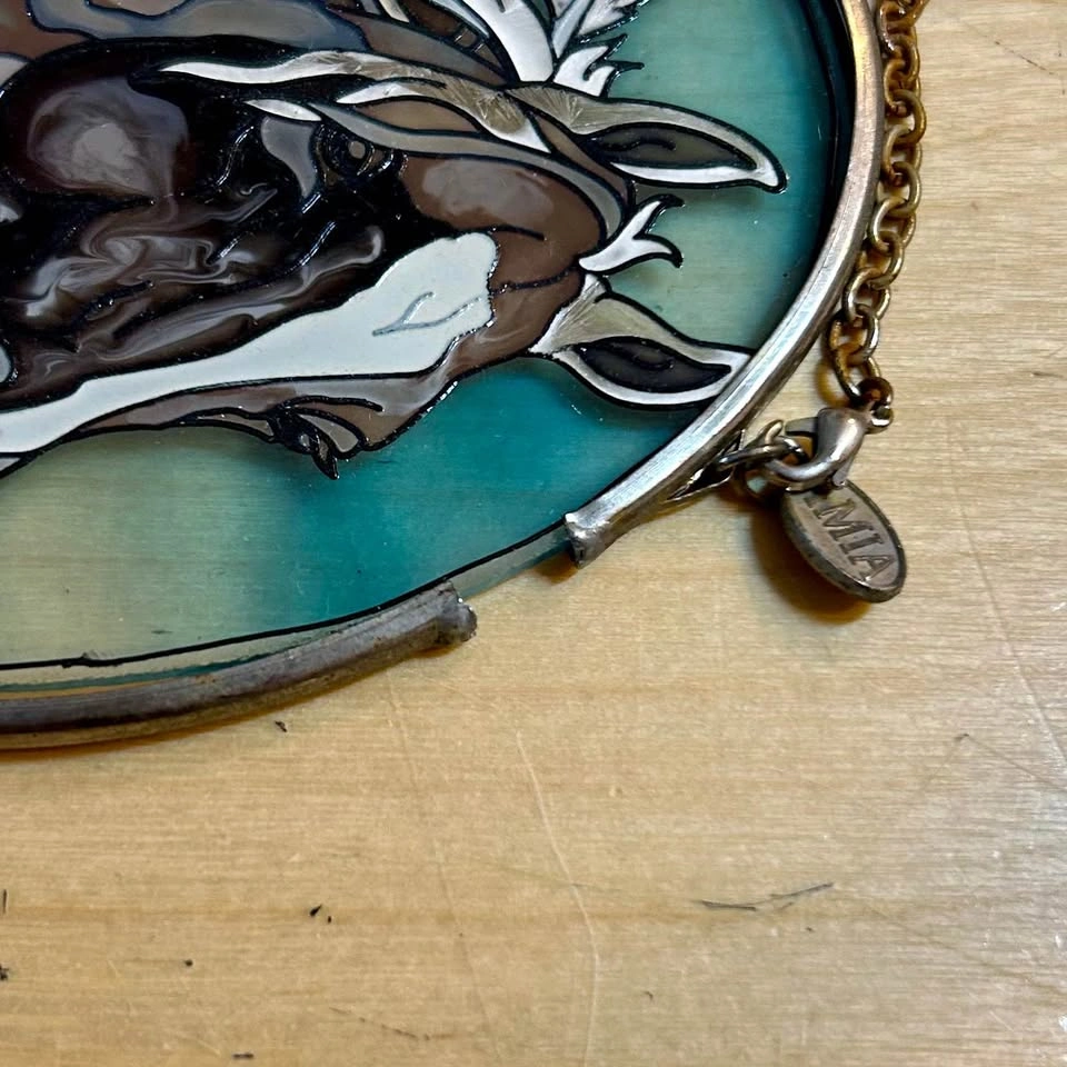 Stained Glass Horse Sun catcher - photo 3