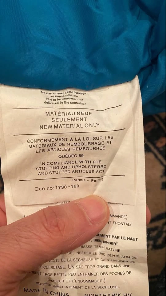 MEC 3 season Sleeping bag Nighthawk HV - $70 OBO - photo 4