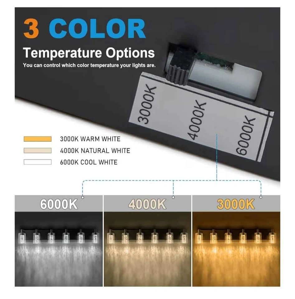 Vanity Light with 3 Color Modes, LED Bathroom Light Fixture - photo 5