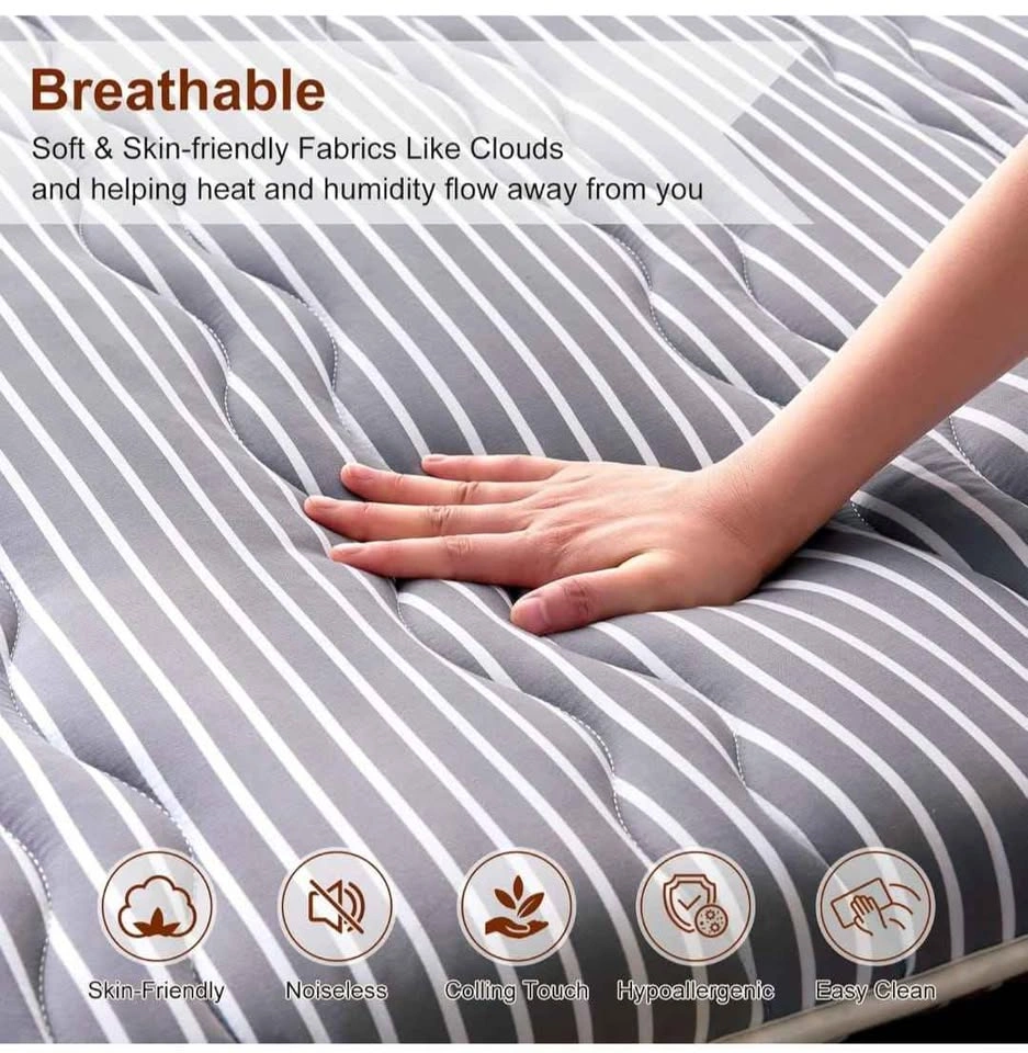 High-Density Foam Mattress Topper Twin, Extra Thick - photo 3