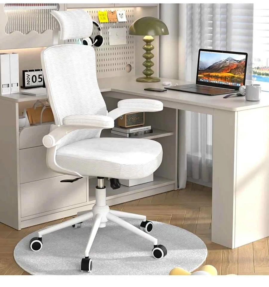 Ergonomic Office Chair with Adjustable Headrest & Lumbar