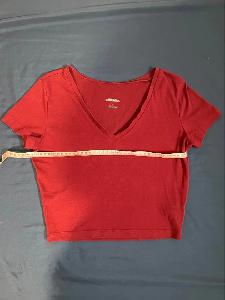 Wild Fable Red Crop Top • MEDIUM - photo 2