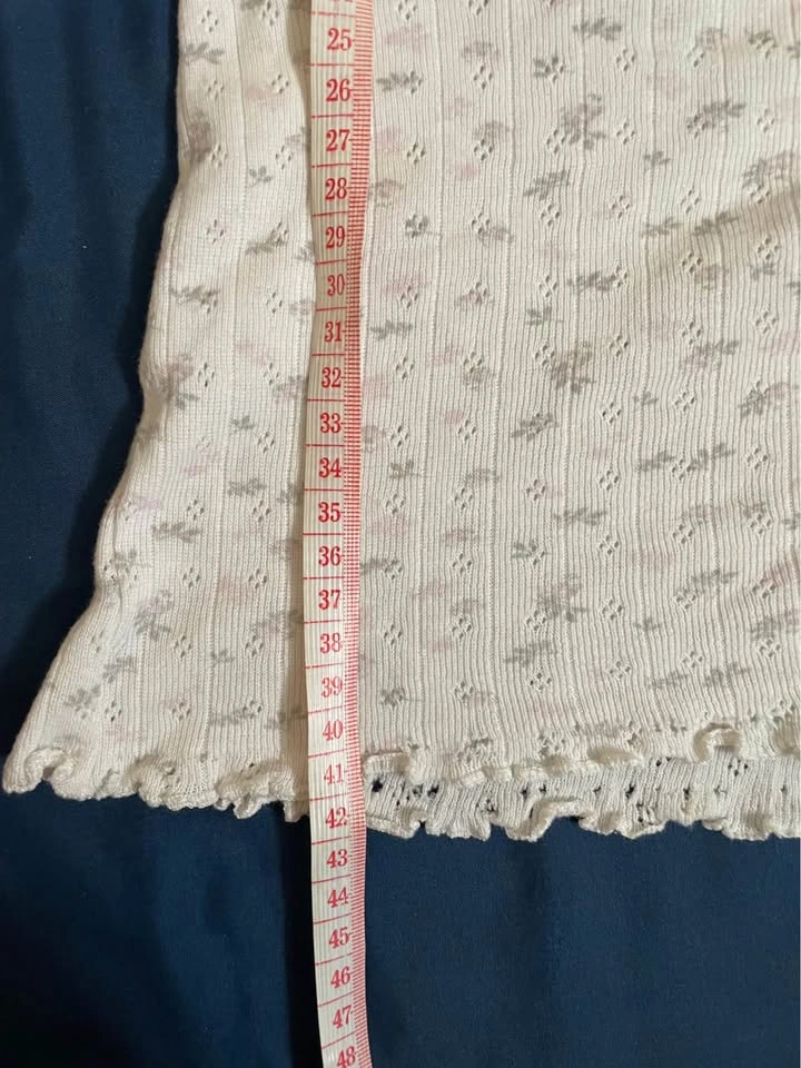 Bluenotes White Lace Tank Top • SMALL - photo 3