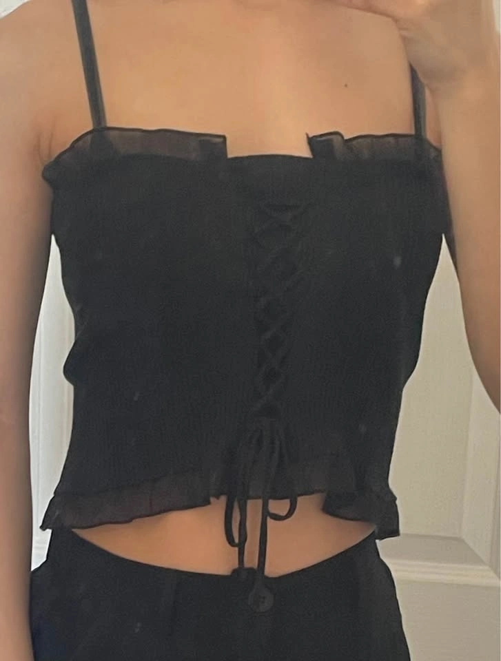 Lianox Black Tube/Tank Top • XX-SMAL to SMALL - photo 5