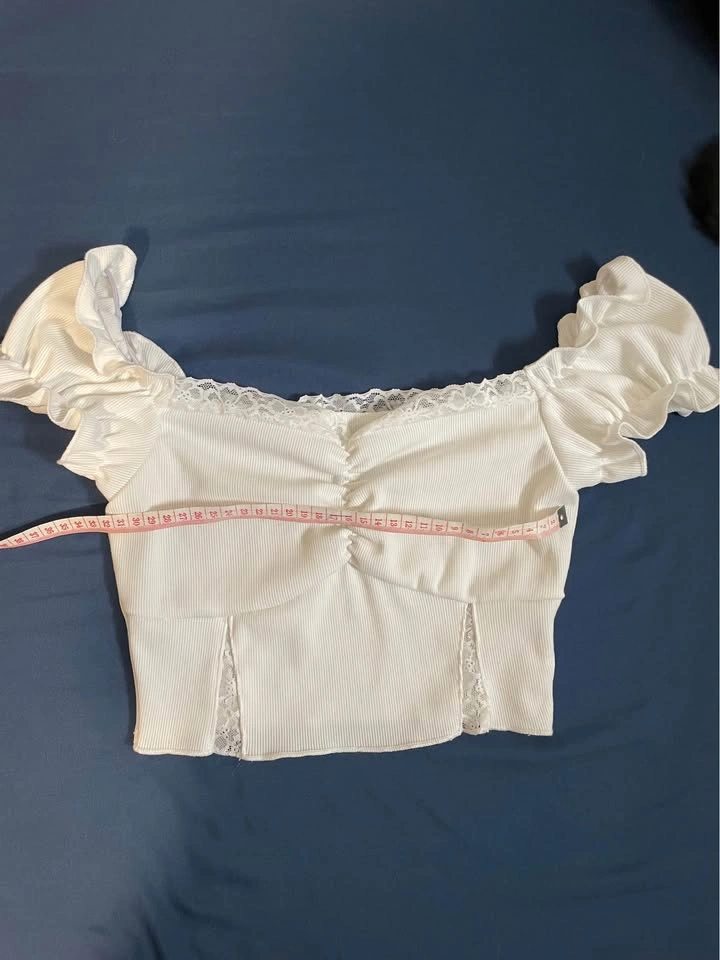 DAZY White Corset/Off-shoulder Top • X-SMALL - photo 2