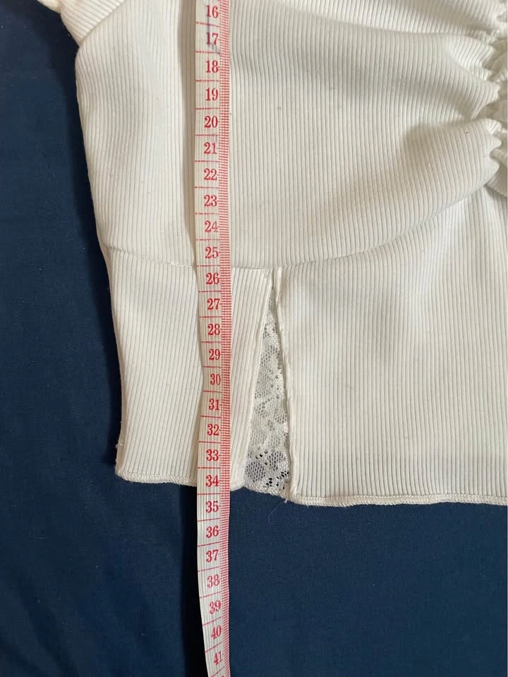 DAZY White Corset/Off-shoulder Top • X-SMALL - photo 3