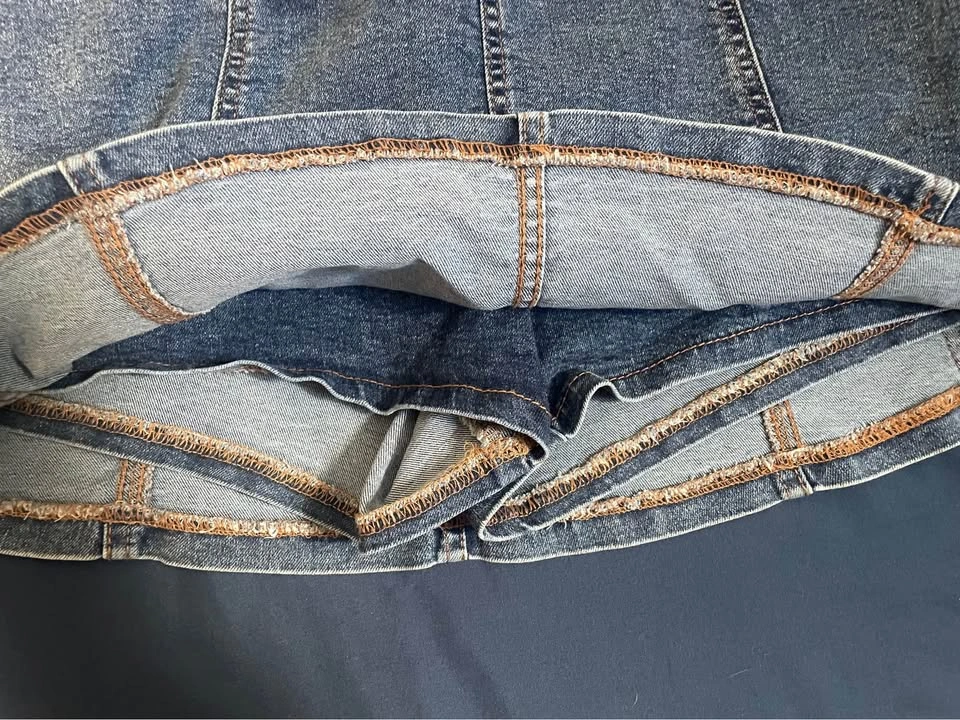 Refuge Cargo Denim Skort • XS - photo 4