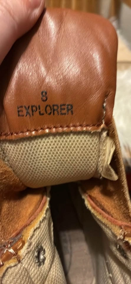 Vintage Zee Leather Steel Toe Construction Boot size 8 - photo 3