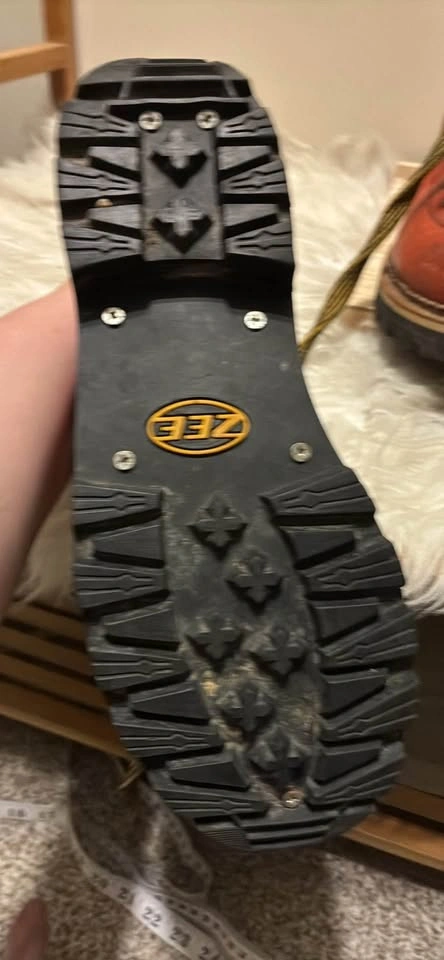 Vintage Zee Leather Steel Toe Construction Boot size 8 - photo 4