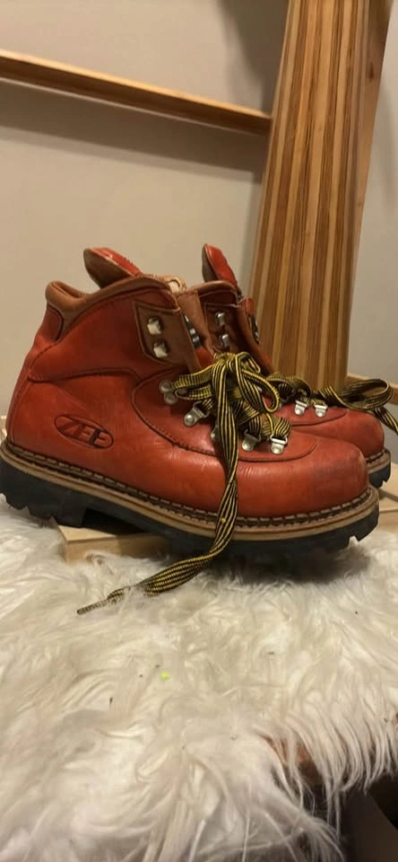 Vintage Zee Leather Steel Toe Construction Boot size 8 - photo 5