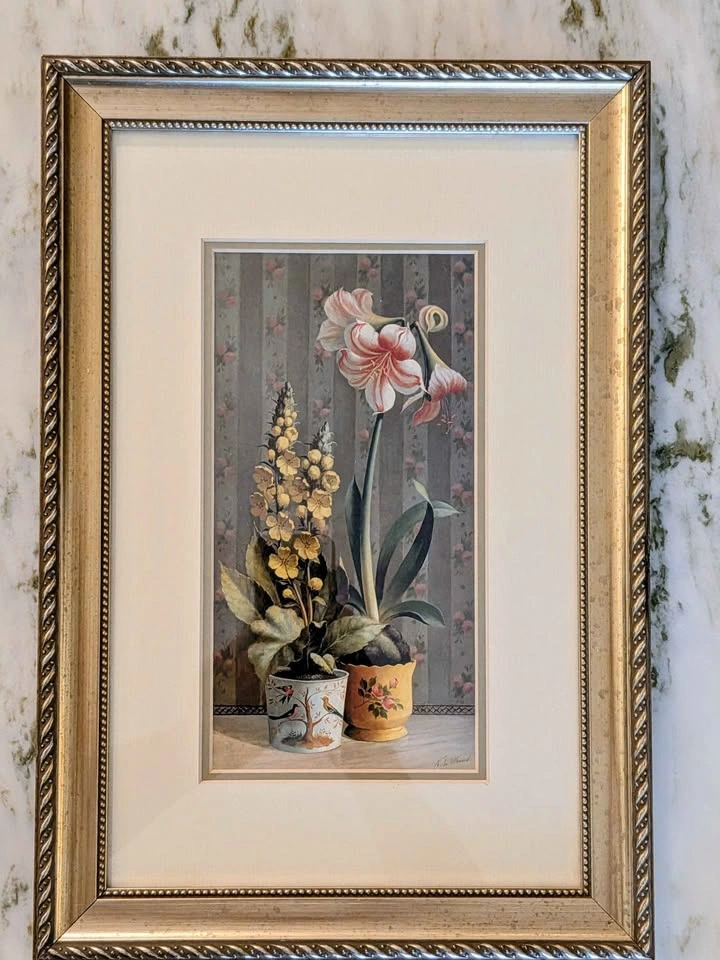 Vintage Framed Botanical Prints (Fabrice de Villeneuve) - photo 2