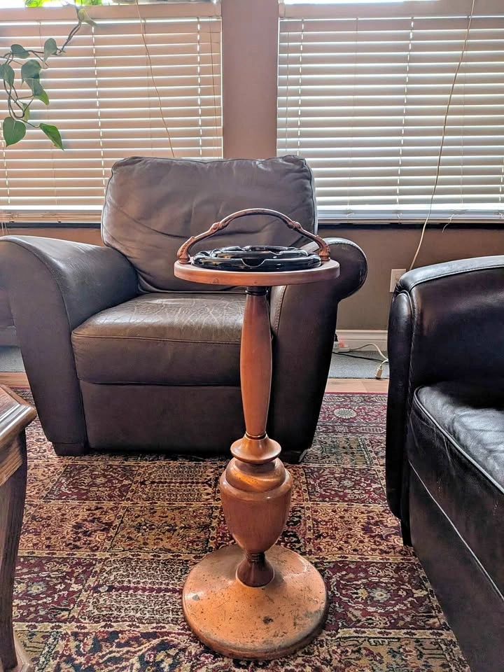Mid Century Standing Ashtray