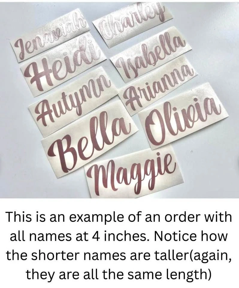 Custom Vinyl Decals and Heat Transfer - Starting at $1