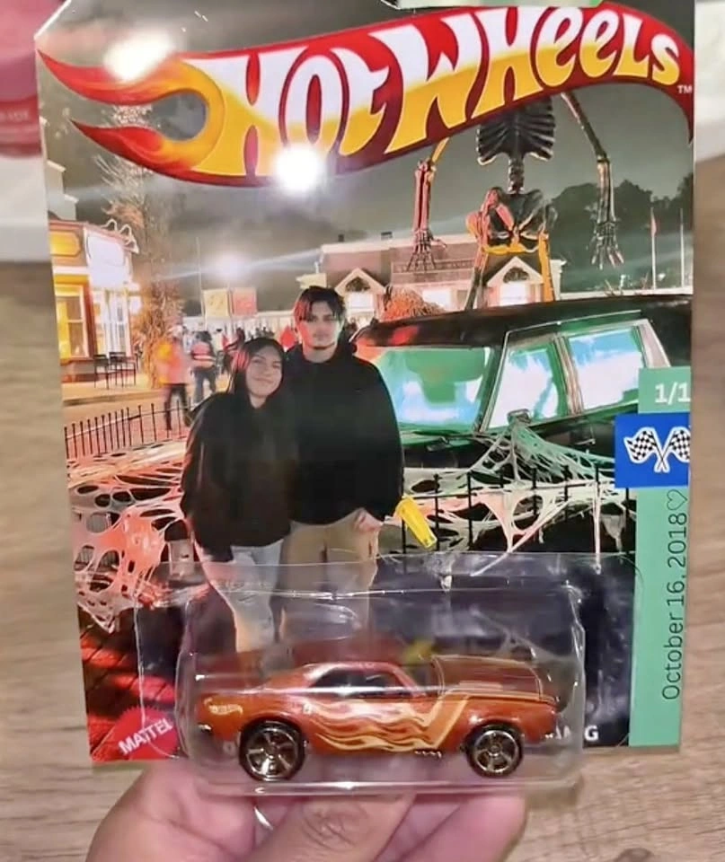Custom Hotwheels Back card