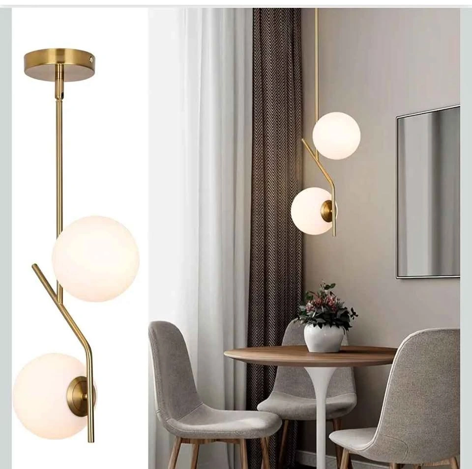 golden globe pendant lamps