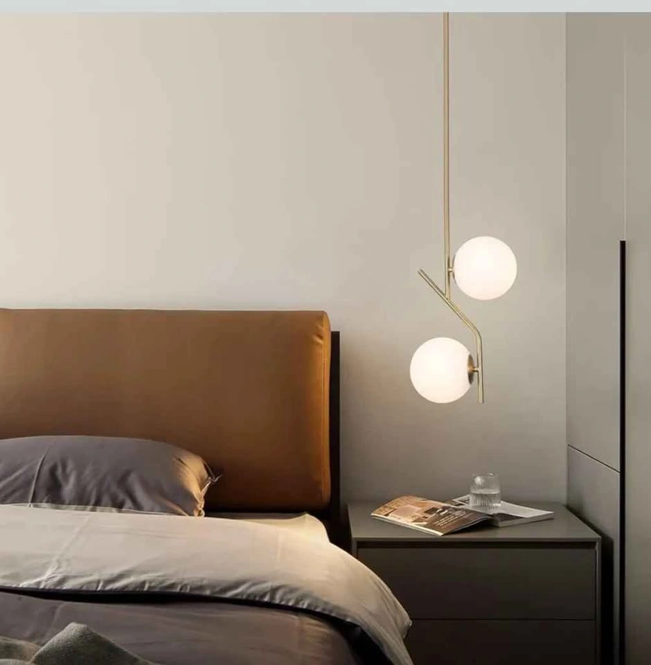 golden globe pendant lamps - photo 2