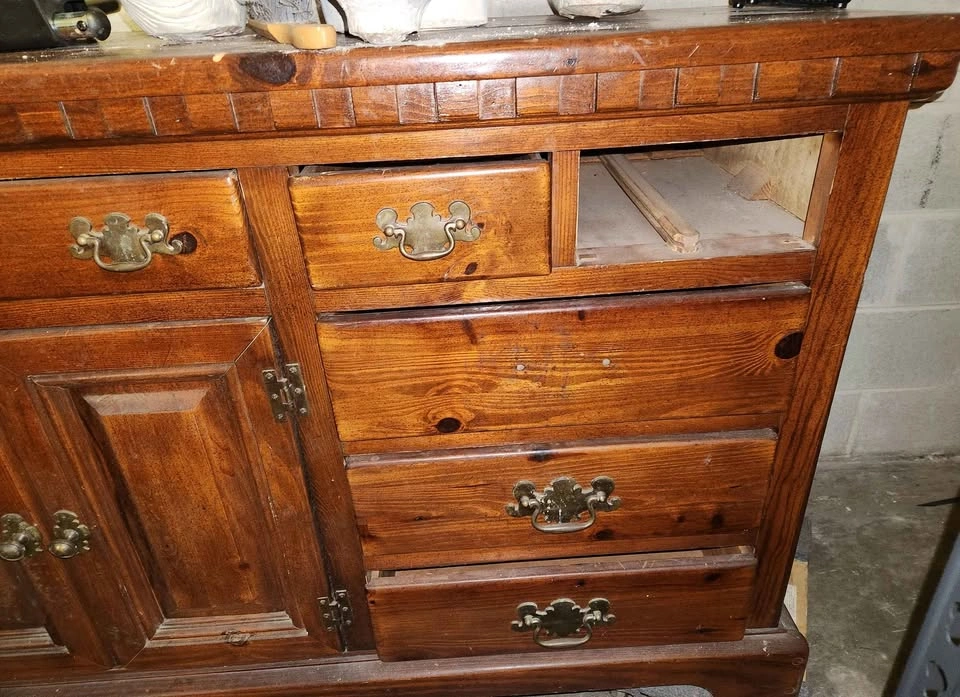 Link-Taylor Colonial Pine Vintage Furniture 2-Piece Set - photo 3