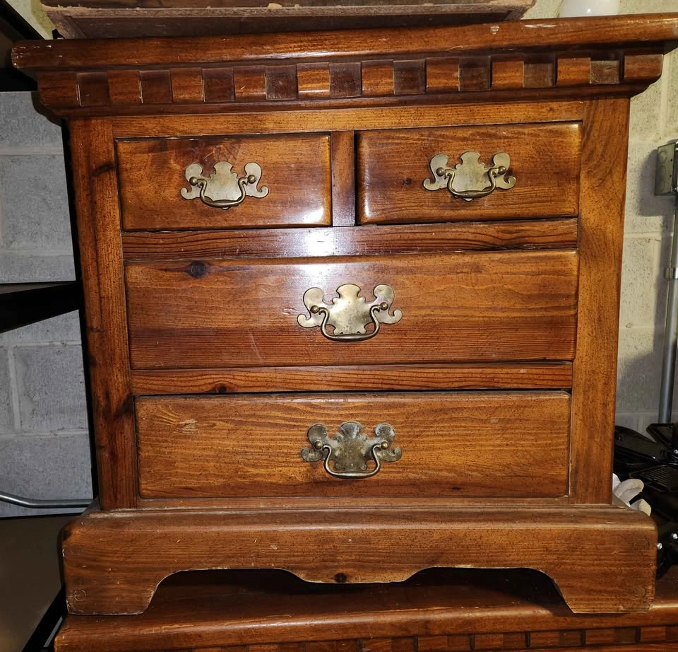 Link-Taylor Colonial Pine Vintage Furniture 2-Piece Set - photo 5