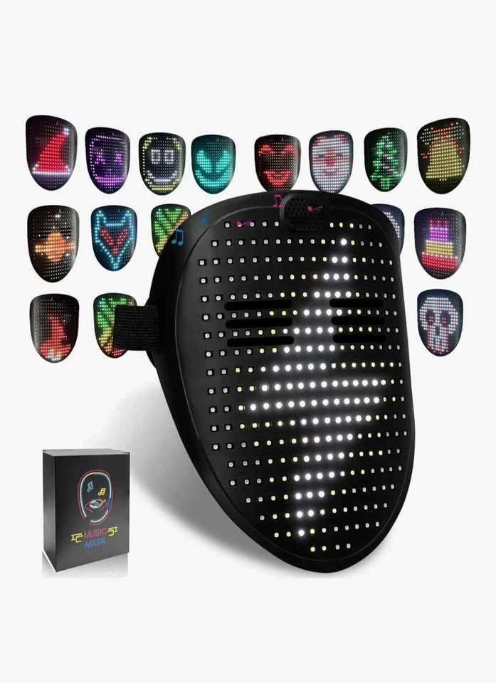 costume mask with LED light - photo 4