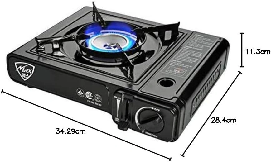 MAXSUN Portable Butane Gas Stove + 2 New Butane Cans - $15 - photo 2