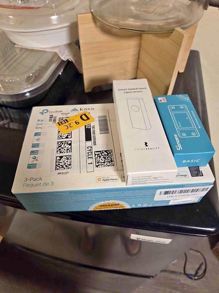 Smart lighting switches and relays