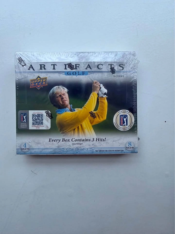 Upper Deck Artifacts Golf Cards 2021 Sealed hobby box