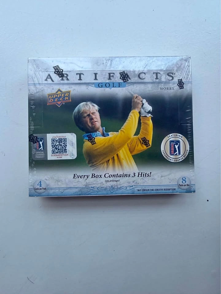 Upper Deck Artifacts Golf Cards 2021 Sealed hobby box