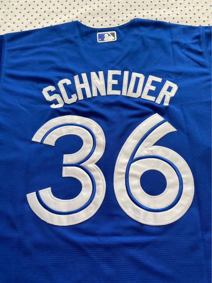 Blue Jays Davis Schneider #36 Jersey Sizes Mens S-XL available - photo 3