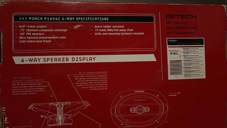 Rockford Fosgate Punch 1694C - photo 4