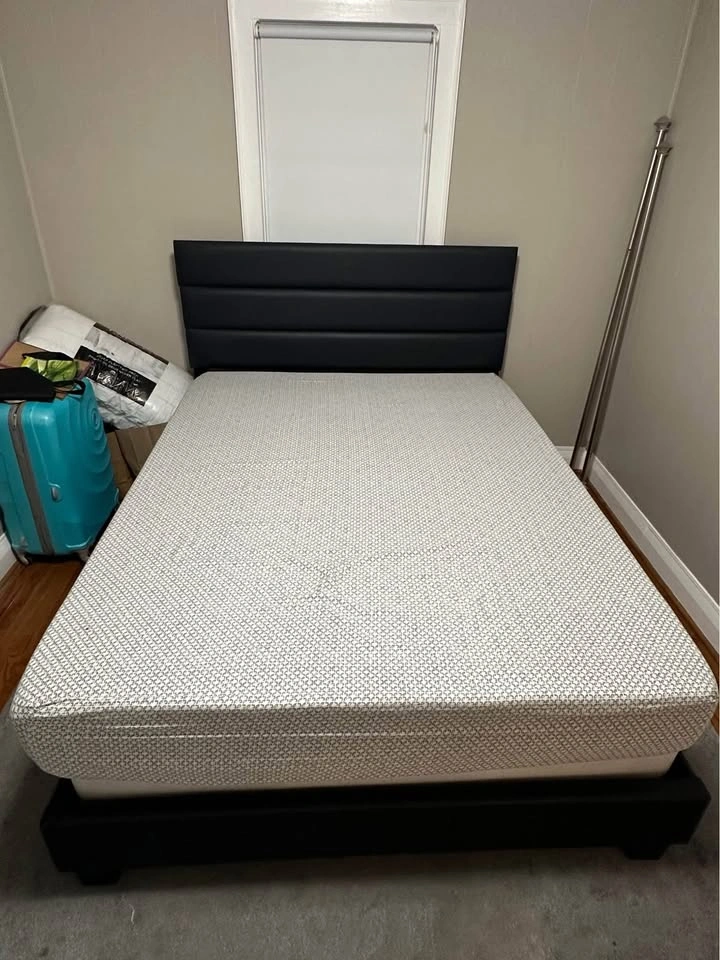 Queen Bed Frame with Mattress - photo 2