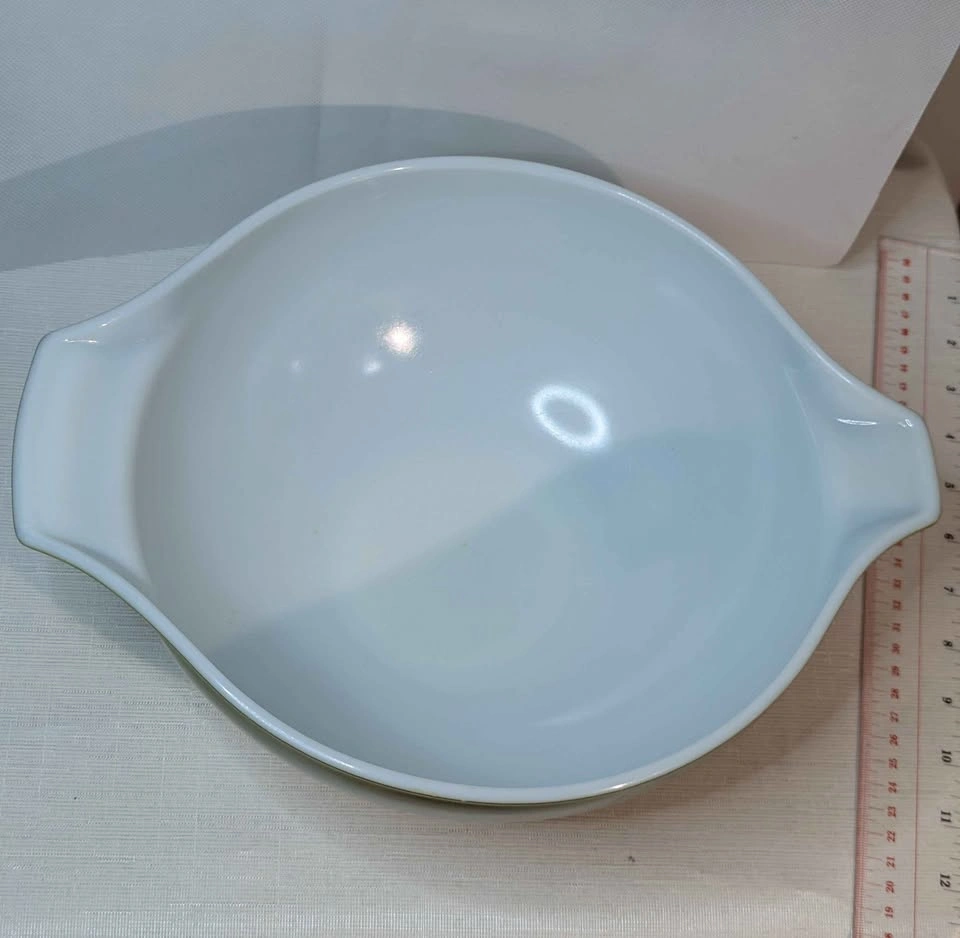 PYREX Spring Blossom Green Cinderella Mixing Bowl 444 4 qt - photo 5