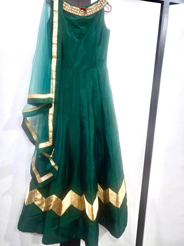 Emerald Green Gown Dress