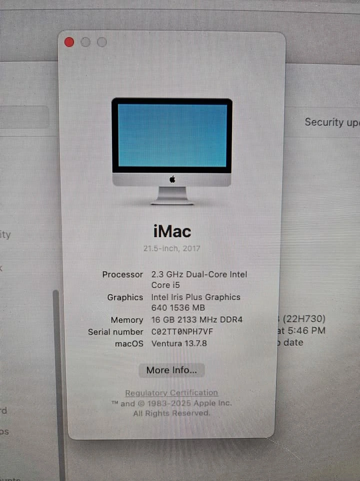 Apple iMac 2017 (crack on screen) - photo 5